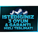 ⚡İSTEDİĞİNİZ 3 OYUN + ⚡ GARANTİ⚡