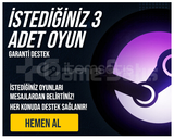 İstediğiniz 3 Oyun!