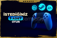 İstediginiz 3 Oyun + Garanti 