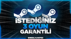 İstediğiniz 3 Oyun + Garanti