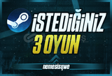 İstediğiniz 3 Oyun + Garanti