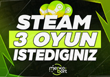 İSTEDİĞİNİZ 3 OYUN + GARANTİ