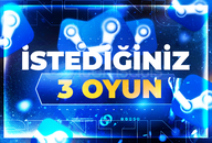 İstediğiniz 3 Oyun + Garanti