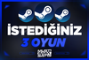 ⭐İstediğiniz 3 Oyun + Garanti