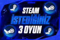 ⭐OTO İstediğiniz 3 Oyun + Garanti⭐