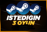 İstediğiniz 3 Oyun+Garanti
