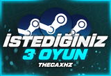 ⭐İstediğiniz 3 Oyun + Garanti⭐