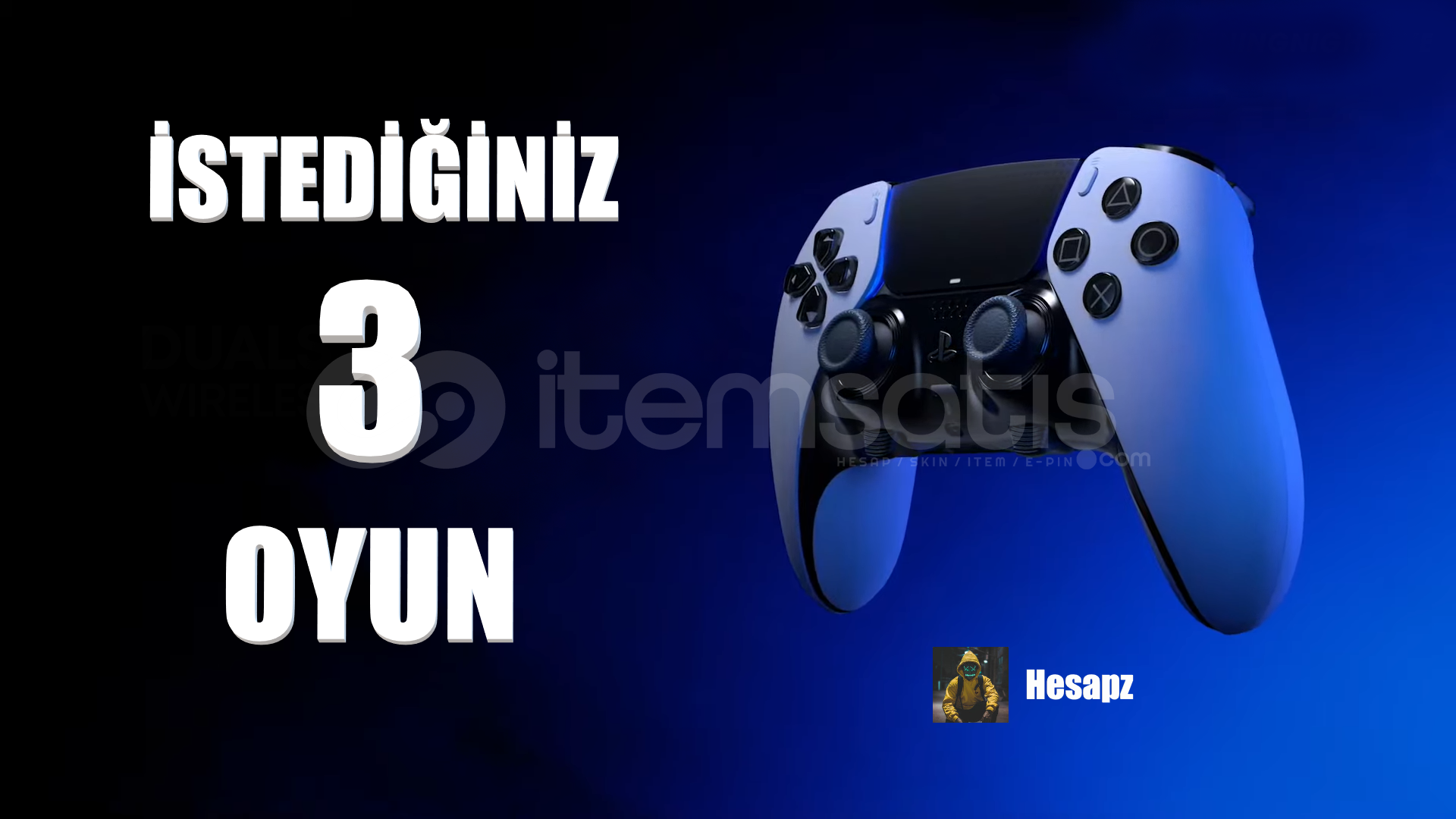 İstediginiz 3 Oyun + Garanti  İstediginiz 3 Oyun + Garanti