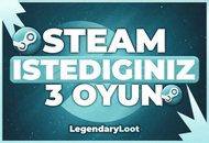 İstediğiniz 3 Oyun + Garanti