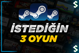 İstediğiniz 3 Oyun + Garanti