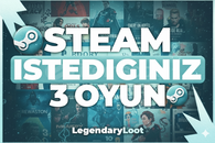 İstediğiniz 3 Oyun + Garanti İstediğiniz 3 Oyun + Garanti