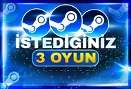İstediğiniz 3 Oyun + Garanti