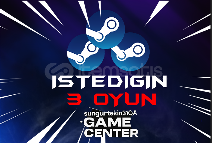 ⭐ İstediğiniz 3 Oyun + Garanti ⭐ İstediğiniz 3 Oyun + Garanti