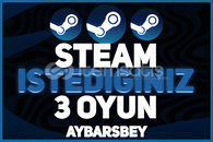 İstediğiniz 3 Oyun + Garanti