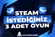⭐ İstediğiniz 3 Oyun + Garanti ⭐