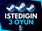 İstediginiz 3 Oyun + Garanti