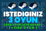 ⭐İSTEDİĞİNİZ 3 OYUN + GARANTİ + 7/24 OTO⭐