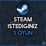 İstediğiniz 3 Oyun + Garanti