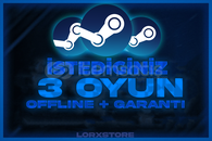 ⭐İSTEDİĞİNİZ 3 OYUN + GARANTİ⭐