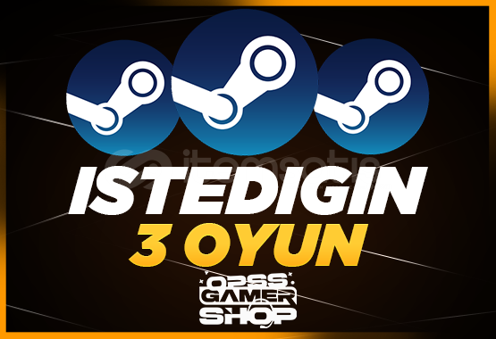 İstediğiniz 3 Oyun + Garanti İstediğiniz 3 Oyun + Garanti