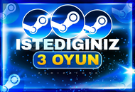 İstediğiniz 3 Oyun + Garanti