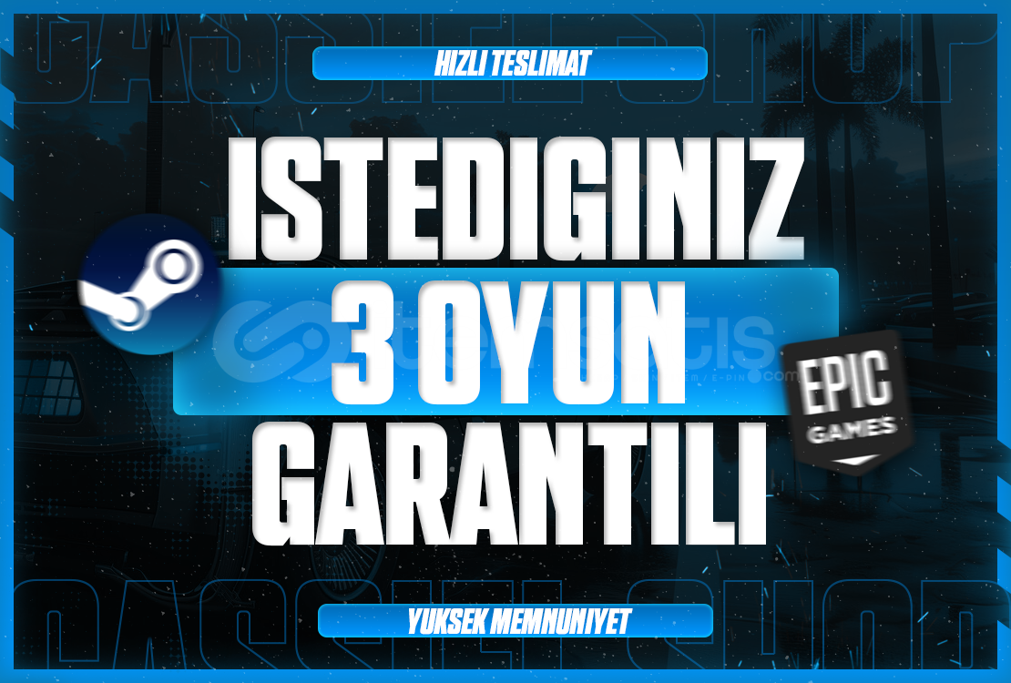 ⭐ İstediğiniz 3 Oyun + Garanti ⭐ ⭐ İstediğiniz 3 Oyun + Garanti ⭐