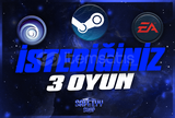 ☘️İstediğiniz 3 Oyun + Garanti☘️
