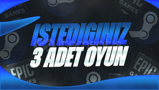 ⭐İstediğiniz 3 Oyun + Garanti⭐
