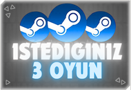 İstediğiniz 3 Oyun + Garanti