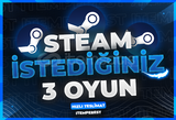 ⭐ İstediğiniz 3 Oyun + Garanti/Destek