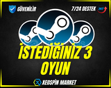 İstediğiniz 2 Oyun + Garanti +Destek