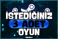 ⭐İstediğiniz 3 Oyun⚡ [Garanti - Destek]