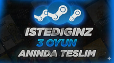 ⭐İSTEDİĞİNİZ 3 OYUN GARANTİ+DESTEK⭐