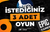 ⭐İstediğiniz 3 Oyun + Garanti & Destek⭐