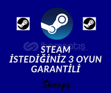 ⭐İSTEDİĞİNİZ 3 OYUN GARANTİ + SINIRSIZ DESTEK⭐