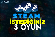 İstediğiniz 3 Oyun [GARANTİ + SORUNSUZ]