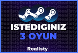 ⭐️ İstediğiniz 3 Oyun + Garanti & Sorunsuz