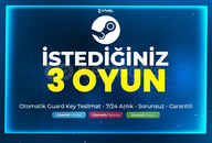 İstediğiniz 3 Oyun | Garanti - Sorunsuz | Steam İstediğiniz 3 Oyun | Garanti - Sorunsuz | Steam