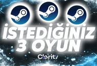 İstediğiniz 3 Oyun |✅Garantili!