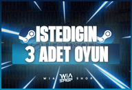 İSTEDİĞİNİZ 3 OYUN | GARANTİLİ | STEAM