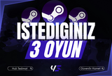 ✨İSTEDİĞİNİZ 3 OYUN + ÖMÜR BOYU GARANTİ + OTO