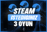 ⭐İstediğiniz 3 Oyun ⭐ Sınırsız Garanti ⭐Destek