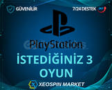 İstediğiniz 3 Playstation Oyunu + Garanti