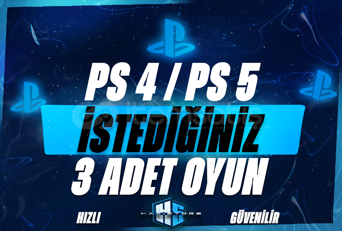 ⭐İstediğiniz 3 Playstation Oyunu + Garanti⭐ ⭐İstediğiniz 3 Playstation Oyunu + Garanti⭐