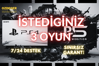 İSTEDİĞİNİZ 3 PSN OYUNU EN UYGUN+BONUS+GARANTİ