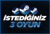 ⭐️İSTEDİĞİNİZ 3 ADET OYUN + GARANTİ + DESTEK