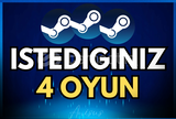 İstediğiniz 4 Oyun!