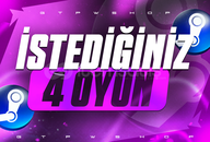 ⭐İSTEDİĞİNİZ 4 OYUN + FULL GARANTİ⭐