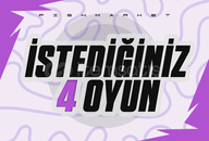 ✦ İSTEDİĞİNİZ 4 OYUN + FULL GARANTİ ✦