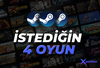 ⭐ İstediğiniz 4 Oyun + Hızlı Teslimat ve Garanti!